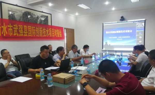 Hengshui International Innovative Technology The project online docking meeting was held in Wuqiang